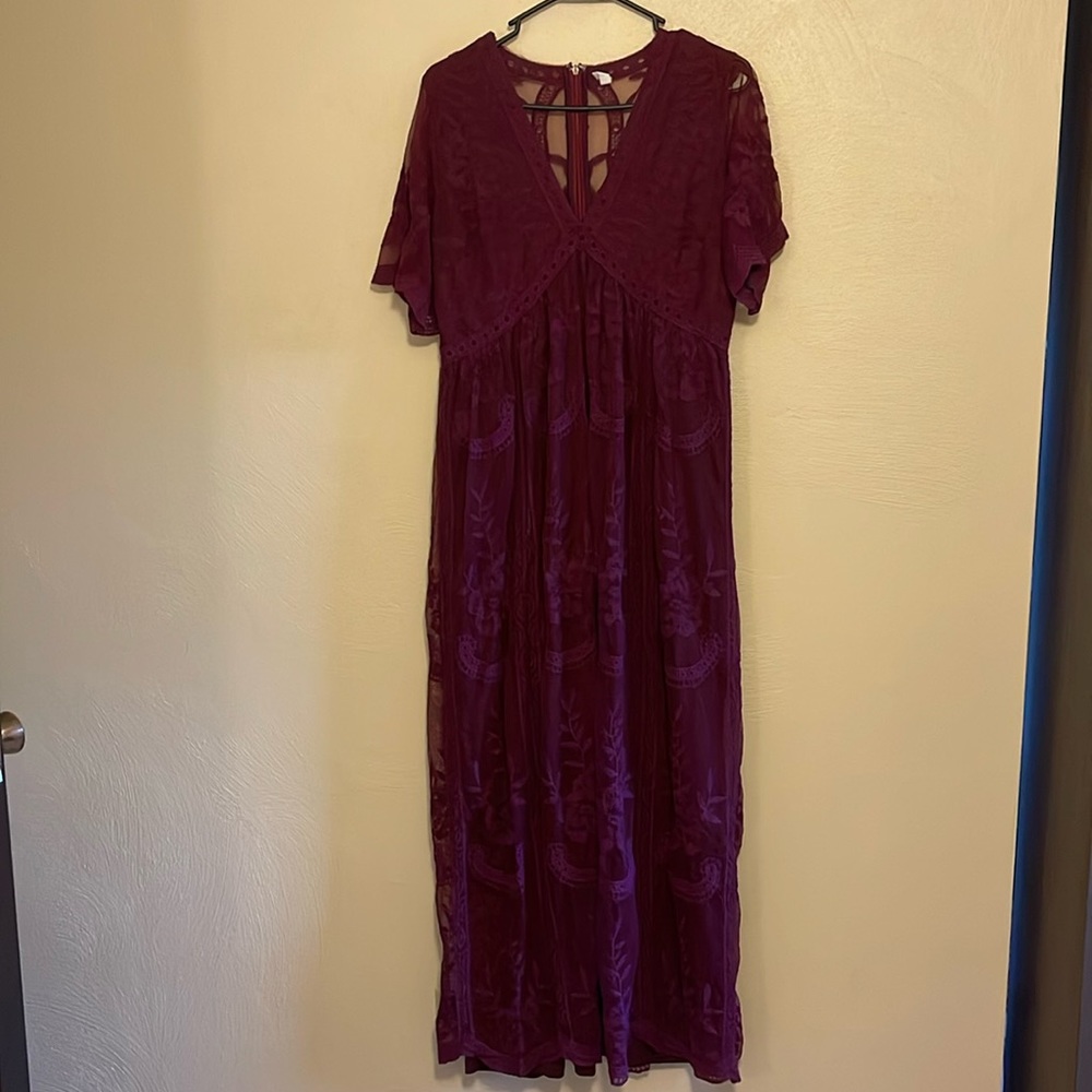 Great Condition PinkBlush materinity gown Large